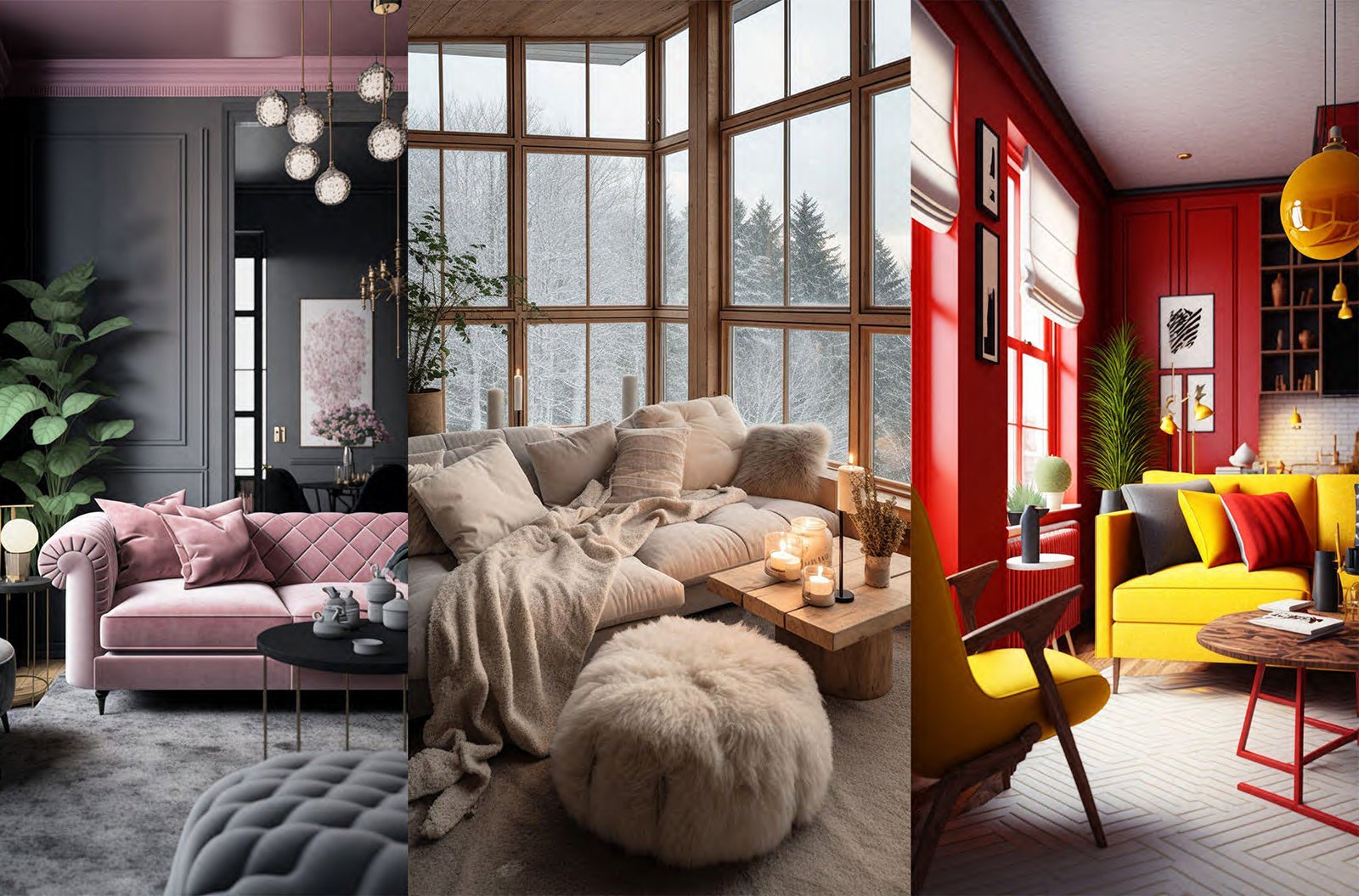 غرف معيشة دافئة وحميمية 02091874229